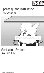 Miele DA 5341 D Instruções de utilização e de instalação