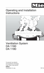 Miele DA1180 Инструкции по эксплуатации и установке