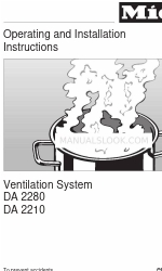 Miele DA2280 Operating And Installation Instruction