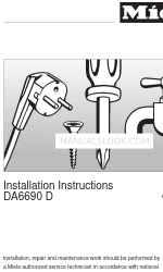 Miele DA5106 D Installation Instructions Manual