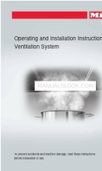 Miele Ventilation System Instructions d'utilisation et d'installation