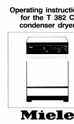 Miele T 382 C Руководство по эксплуатации