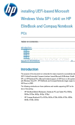 HP 2530p - EliteBook - Core 2 Duo 2.13 GHz Software-installatiehandleiding