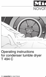 Miele T 494 C Manuale di istruzioni per l'uso