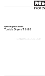 Miele T 6185 Operating Instructions Manual