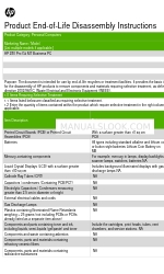 HP 280 Pro G4 Manuale di istruzioni per lo smontaggio