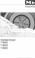 Miele T 8002  VENT ED DRYER - OPERATING AND Manuel d'utilisation et d'installation