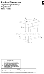 Miele T 8019 Ci Manuel des dimensions