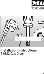 Miele T 9822 Installation Instructions Manual