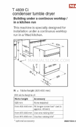 Miele T4839I C BUILDING IN DIAGRAM Manual