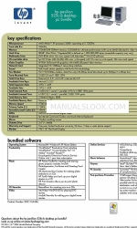 HP 525c - Pavilion - 512 MB RAM Specifications