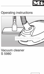 Miele Capricorn S5980 Operating Instructions Manual