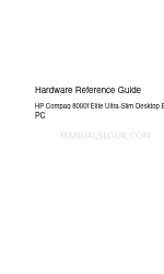 HP 8000f - Elite Ultra-slim Desktop PC Manuale di riferimento hardware