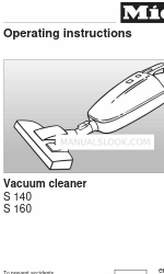 Miele S 140 Manual de instrucciones