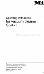 Miele S 247 i Руководство по эксплуатации