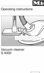 Miele S 4000 Series Manual de instrucciones