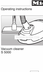 Miele S 5000 series Manual de Instruções