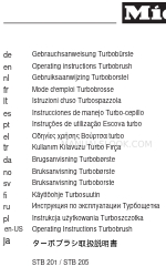 Miele STB 205 Руководство по эксплуатации