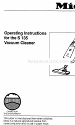 Miele VACUUM CLEANER S135 Посібник