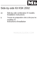 Miele F 26 1 Vi Series Manual de instrucciones de instalación