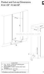 Miele K 1801 SF Especificación