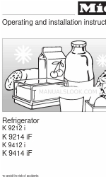 Miele K 9414 iF Instrukcja obsługi i instalacji