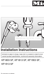 Miele KF 1913 SF 取付説明書