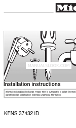 Miele KFNS 37432 iD 取付説明書