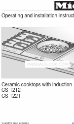 Miele CS 1212 Betriebs- und Installationsanleitung