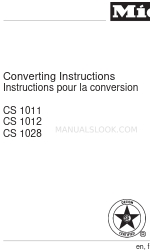 Miele GAS COMBISET CS 1011 Converting Instructions