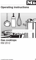 Miele KM 2054 Operating Instructions Manual