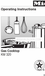 Miele KM 320 Operating Instructions Manual