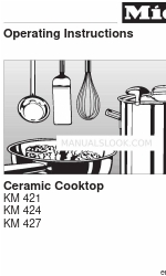 Miele Km 424 Gebruiksaanwijzing