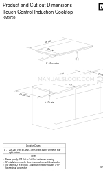 Miele KM 5773 Ürün Boyutları