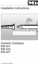 Miele MasterChef KM424 Руководство по установке