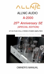 ALLNIC AUDIO A-2000 オーナーズマニュアル