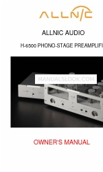 ALLNIC AUDIO H-6500 Panduan Pemilik