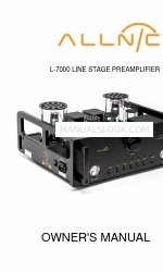 ALLNIC AUDIO L-7000 소유자 매뉴얼