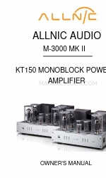 ALLNIC AUDIO M-3000 MK II Instrukcja obsługi