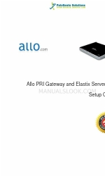 ALLO PRI Gateway and Elastix Server 설정 매뉴얼