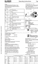 Burkert 0331 Mode d'emploi