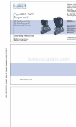 Burkert 0407 사용 설명서