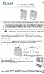 Dialight FL series Инструкции по установке