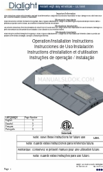 Dialight Reliant Istruzioni per il funzionamento e l'installazione