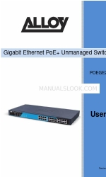 Alloy POEGE24T2SFP Manuale d'uso