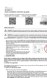 ABB ACS880-01 Series Manual de instalación rápida y puesta en marcha