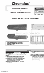 Chromalox EH-1251 Ідентифікація деталей для встановлення, експлуатації та оновлення