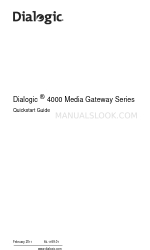 Dialogic 4000 Series Skrócona instrukcja obsługi