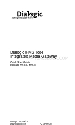 Dialogic IMG 1004 Manuale di avvio rapido