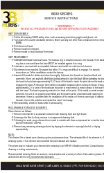 3B Filters 8600 Series Service Instructions